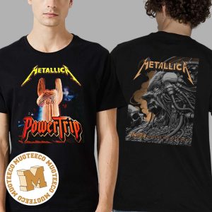 Metallica M72 Power Trip Rock Festival 2023 Two Sides Print Unisex T-Shirt