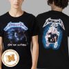 Metallica Damaged Justice Hammer Of Justice Crushes You Two Sides Print Vintage T-Shirt