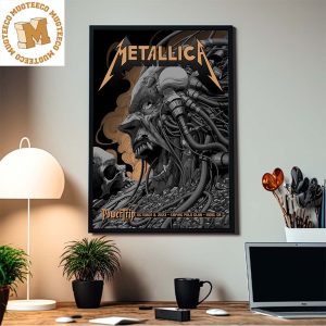 Metallica Tonight At Power Trip Empire Polo Club Indo CA October 8 2023 Home Decor Poster Canvas