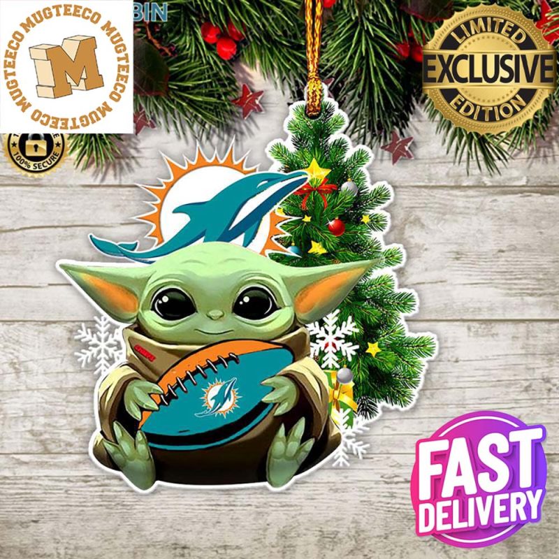 Minnesota Vikings Baby Yoda NFL Christmas Tree Decorations Ornament -  Mugteeco