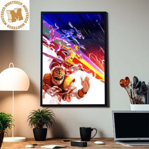 Mighty Morphin Power Rangers 113 Cover Home Decor Poster Canvas