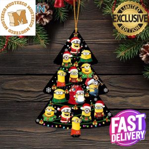 Minions Cute Christmas Tree Cute 2023 Holiday Christmas Decorations Ornament