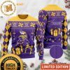 Minnesota Vikings Funny Grinch Face NFL 2023 Holiday Gifts For Fan Ugly Christmas Sweater