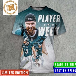 NFC Philadelphia Eagles Jake Elliott Player Of The Week All Over Print Shirt