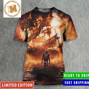 NFL Justin Herbert Los Angeles Chargers Burn The Ship Las Vegas Raiders Poster All Over Print Shirt