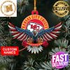 NFL Kansas City Chiefs Football Xmas Gift For Fans Tree Decorations Custom Name Ornament