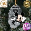 NFL Las Vegas Raiders Xmas Skull 2023 Holiday Gifts Decorations Pine Tree 2023 Ornament