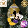 NFL Miami Dolphins Xmas Mickey Custom Name For Fans Christmas Tree Ornament