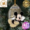 NFL New Orleans Saints Xmas American US Eagle Custom Name Ornament