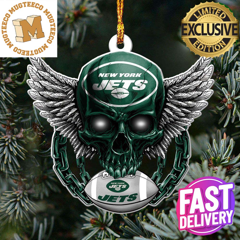 Christmas Gift NFL New York Jets Logo With Funny Grinch Ugly