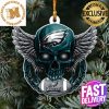 NFL Pittsburgh Steelers 2023 Holiday Gifts Xmas Skull Tree Decorations Ornament