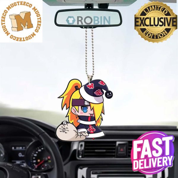 Naruto Akatsuki Deidara Christmas Car Ornament 2023