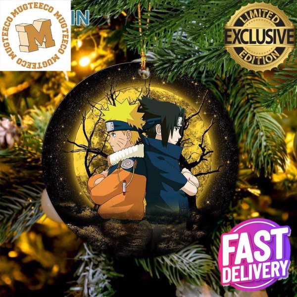 Naruto Sasuke Moonlight 2023 Holiday Christmas Decorations Ornament