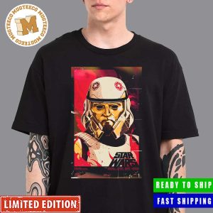 New Ahsoka Enoch Poster Golden Helmet Star Wars On Disney Plus Classic T-Shirt