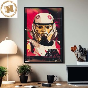 New Ahsoka Enoch Poster Golden Helmet Star Wars On Disney Plus Decorations Poster Canvas