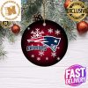 New England Patriots Skull Joker NFL Custom Name 2023 Holiday Gifts Christmas Decorations Ornament