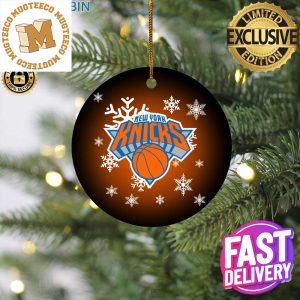 New York Knicks NBA Personalized 2023 Xmas Gifts Christmas Decorations Ornament