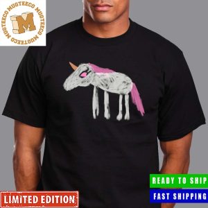 Nicki Minaj Her Son Drawing Unicorn For Drake For All The Dogs Album Funny Unisex T-Shirt