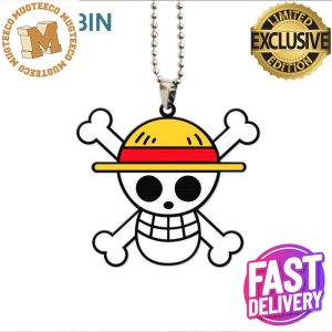 One Piece Straw Hat Pirates Flag Christmas Decorations Ornament
