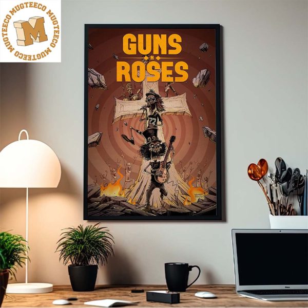 Orbit Guns N’ Roses Expanded Edition Released Oct 11th 2023 Comic Book Series Cover Home Decor Poster Canvas