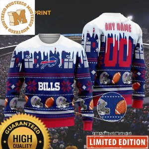 Personalized Buffalo Bills Custom Name Ugly Christmas Sweater – Buffalo Bills Ugly Sweater