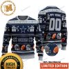 Personalized Dallas Cowboys Wreath Snowflake Ugly Christmas Sweater – Dallas Cowboys Christmas Sweater