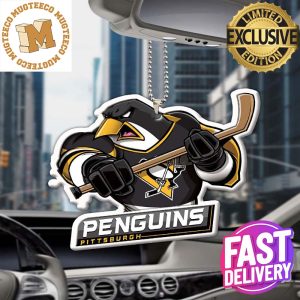 Pittsburgh Penguins NHL Mascot Xmas Gifts Christmas Car Decorations Ornament