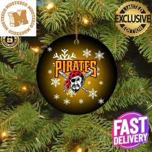 Pittsburgh Pirates MLB 2023 Holiday Gifts Custom Name Merry Christmas Decorations Ornament