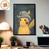 Pokemon x Van Gogh Museum Eevee Art Inspired By Van Gogh Home Decor Poster Canvas