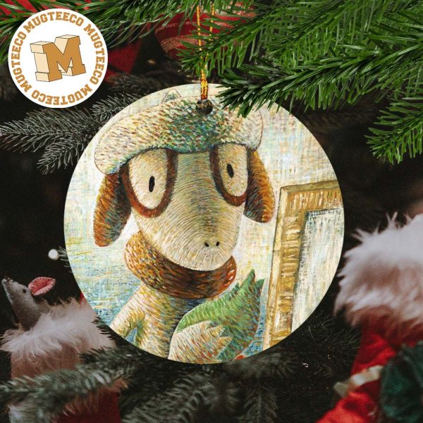 Pokemon x Van Gogh Museum Smeargle Art Inspired By Van Gogh Christmas Tree Decorations Ornament