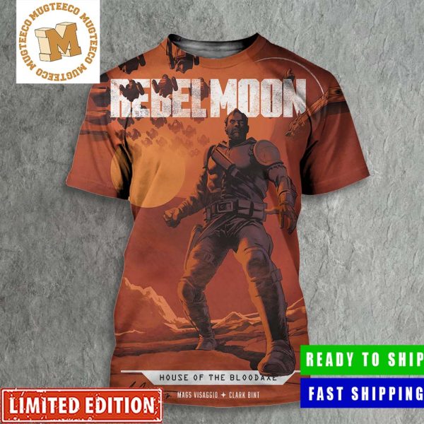 Rebel Moon House Of The Bloodaxe Issue 1 Prequel Comic Series Cover B Albuquerque Poster All Over Print Shirt