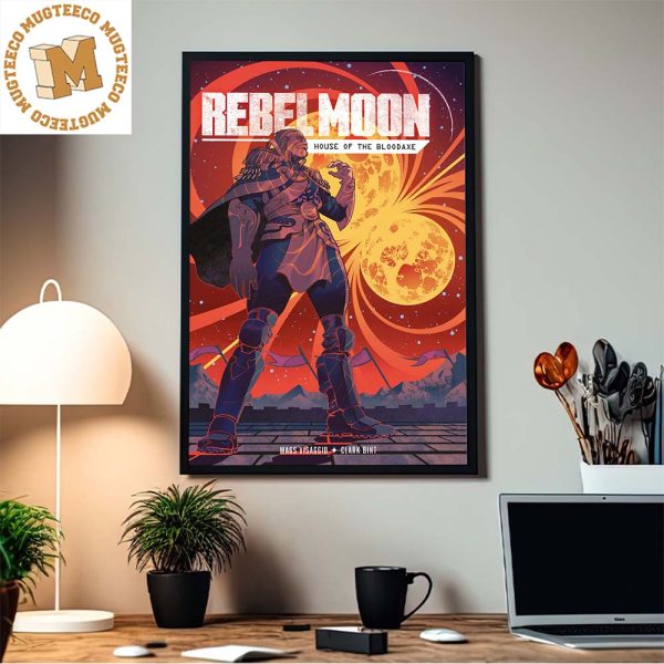 Rebel Moon House Of The Bloodaxe Issue 1 Prequel Comic Series Cover C Rivas Home Decor Poster Canvas
