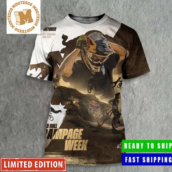 Red Bull Rampage Week Best Mountain Bike Event Of The Year on 13th October All Over Print Shirt