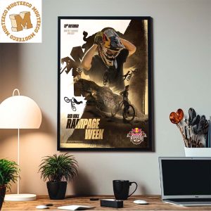 Red Bull Rampage Week Best Mountain Bike Event Of The Year on 13th October Home Decor Poster Canvas
