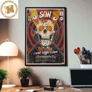 Saw X I Want To Play A Game Comic Style Home Decor Poster Canvas