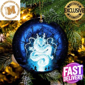 Shenron Dragon Ball Moonlight 2023 Holiday Gifts Merry Christmas Decorations Ornament