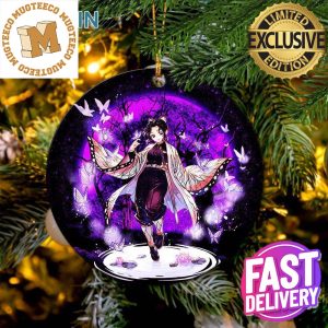 Shinobu Demon Slayer Moonlight Christmas Tree Decorations Ornament