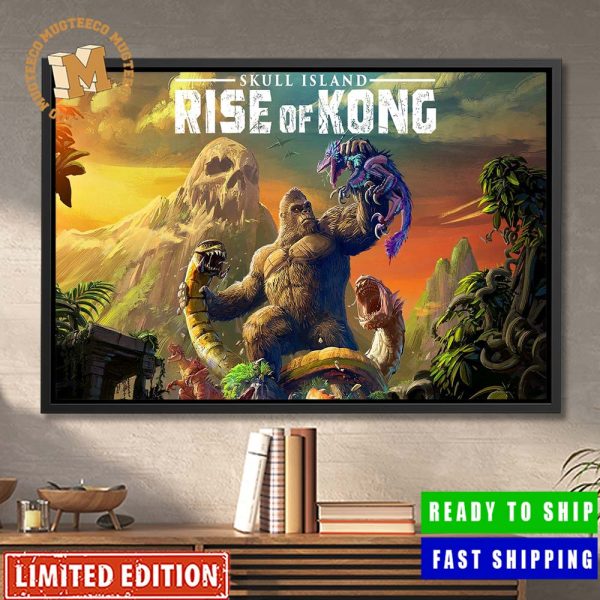 Skull Island Rise Of Kong Video Game Home Decor Poster Canvas