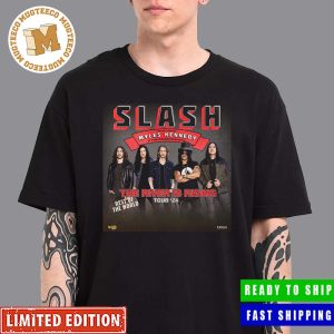 Slash The River Is Rising Tour 24 Rest Of The World Guns N Roses Band Vintage T-Shirt
