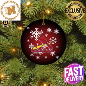 St. Louis Cardinals MLB Merry Christmas Xmas Custom Name Christmas Tree Decorations Ornament