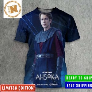 Star Wars Ahsoka Anakin Skywalker Character Poster All Over Print Shirt