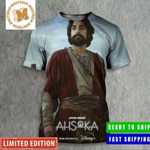 Star Wars Ahsoka Ezra Character Poster All Over Print Shirt