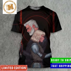 Star Wars Ahsoka The Wolves Baylan Skoll And Shin Hati All Over Print Shirt