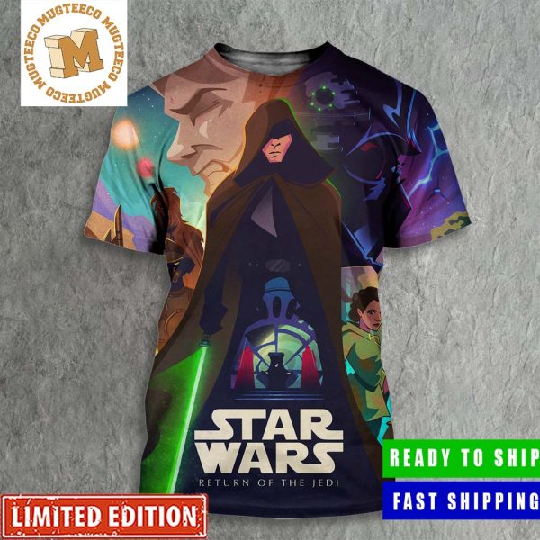Star Wars Episode VI Return Of The Jedi Poster All Over Print Shirt