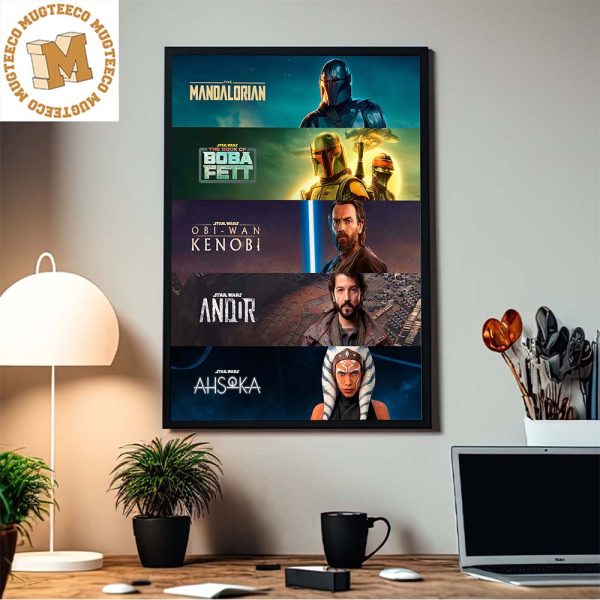Star Wars Every Live Action Shows Home Decor Poster Canvas