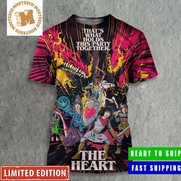 Stranger Things 4 The Heart That’s What Holds This Party Together Dungeons And Dragons Style Poster All Over Print Shirt