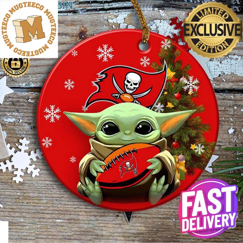 NFL Tampa Bay Buccaneers Baumbehang Tree Star 6-Pack Ornament NFL Tampa Bay Buccaneers Baumbehang Tree Star 6-Pack Ornament