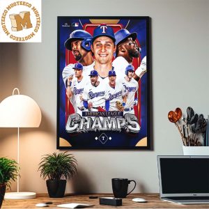 Texas Rangers Are Going To The World Series MLB American League Champs Home Decor Poster Canvas