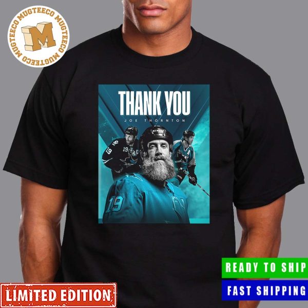 Thank You Joe Thornton Has Officially Hung Up His NHL Skates Essentials T-Shirt