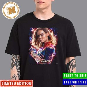 The Marvels Captain Marvel Characters Poster In Theaters November 10 Unisex T-Shirt